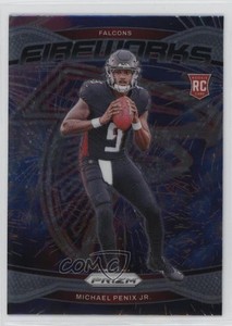 2024 Panini Prizm Fireworks Michael Penix Jr #16 Rookie RC