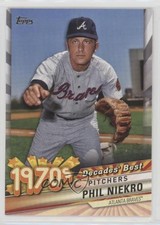 2020 Topps Decades Best Pitchers Phil Niekro #DB-40 HOF 03hf