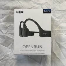 SHOKZ OpenRun Mini, Bone Conduction Sport Headphones, Black S803
