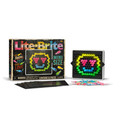 Lite Brite Basic Fun Peg Light Board Creative Art Toy Mini Travel Size. Z3
