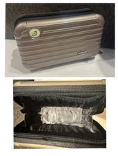 Rimowa  L.Brown Color  EVA Air 1st Class Amenity Kit Toiletry Empty Bag