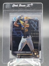 MARCO DINGES 2025 BOWMAN CHROME 1ST ROOKIE #BCP-183 BREWERS Q4562