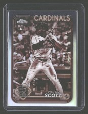 2024 Topps Chrome #251 Victor Scott Rookie St. Louis Cardinals Baseball #251 64