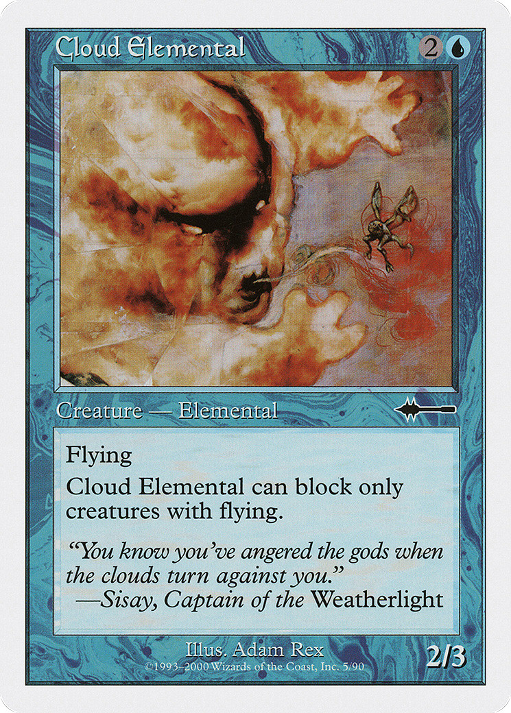Cloud Elemental #5 (MP) Beatdown Box Set BTD Magic MTG