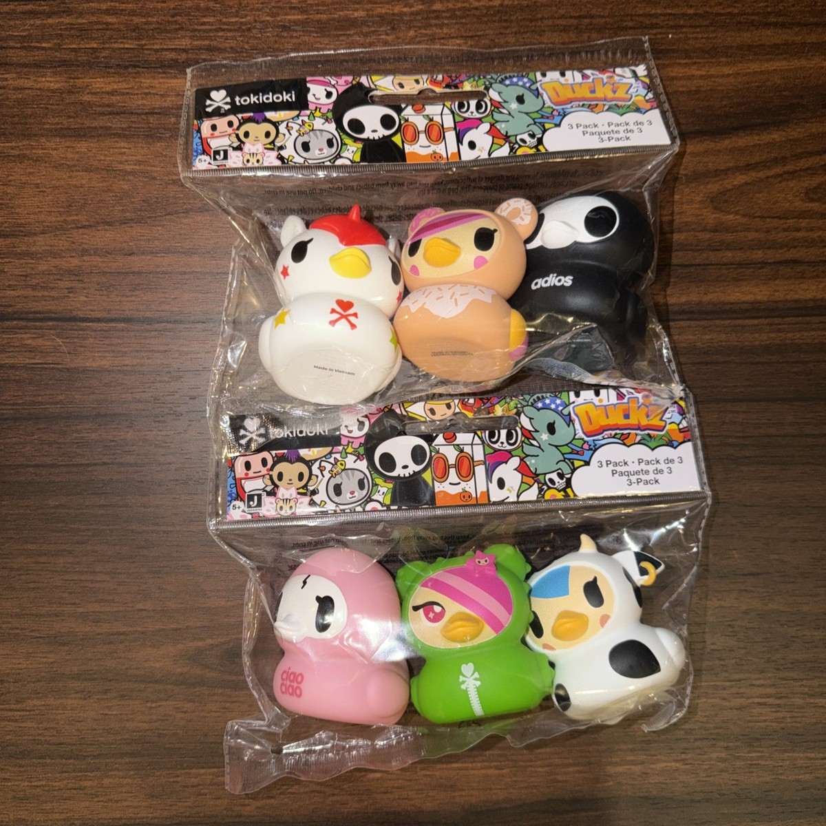 tokidoki Duckz 6 Pack Set Of Figures Ciao SANDy Stellina Adios+