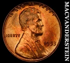 1953 Lincoln Wheat Cent- Choice Gem Brilliant Uncirculated Luster #i8932
