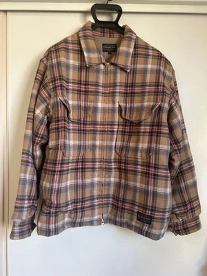 Veste Chemise Pendleton À Carreaux Taille M Beige - Photo 1/3