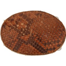 Rattlesnake Rattle Snake Skin Western Biker Cowboy 1990s Vintage Belt Buckle