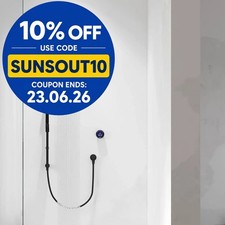 Aqualisa Smart Glo Dual Wall Fed Concealed Digital Shower Black (Gravity Pumped)