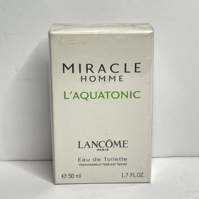 Miracle Homme L' Aquatonic LANCOME 1.7 oz / 50 ml EDT Spray Men ~ NEW & SEALED
