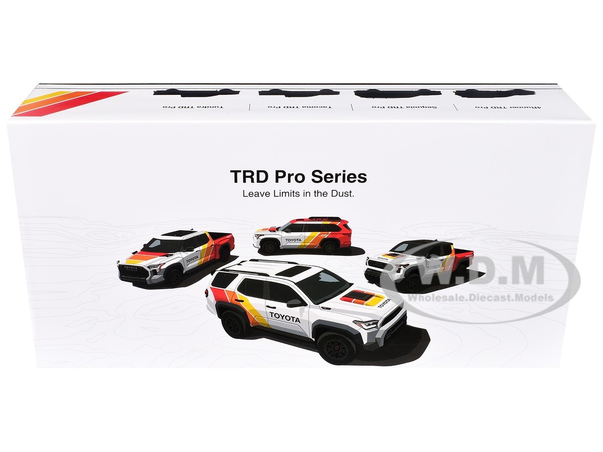 TRD PRO 1⁄64 GCD Toyota 0 Set DiecastTalk 4-Cars 1 MODELS ED Pro