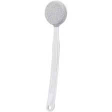 Beomeen Pumice Stone for Feet with Long Handle 13.7", Hard Skin Callus White