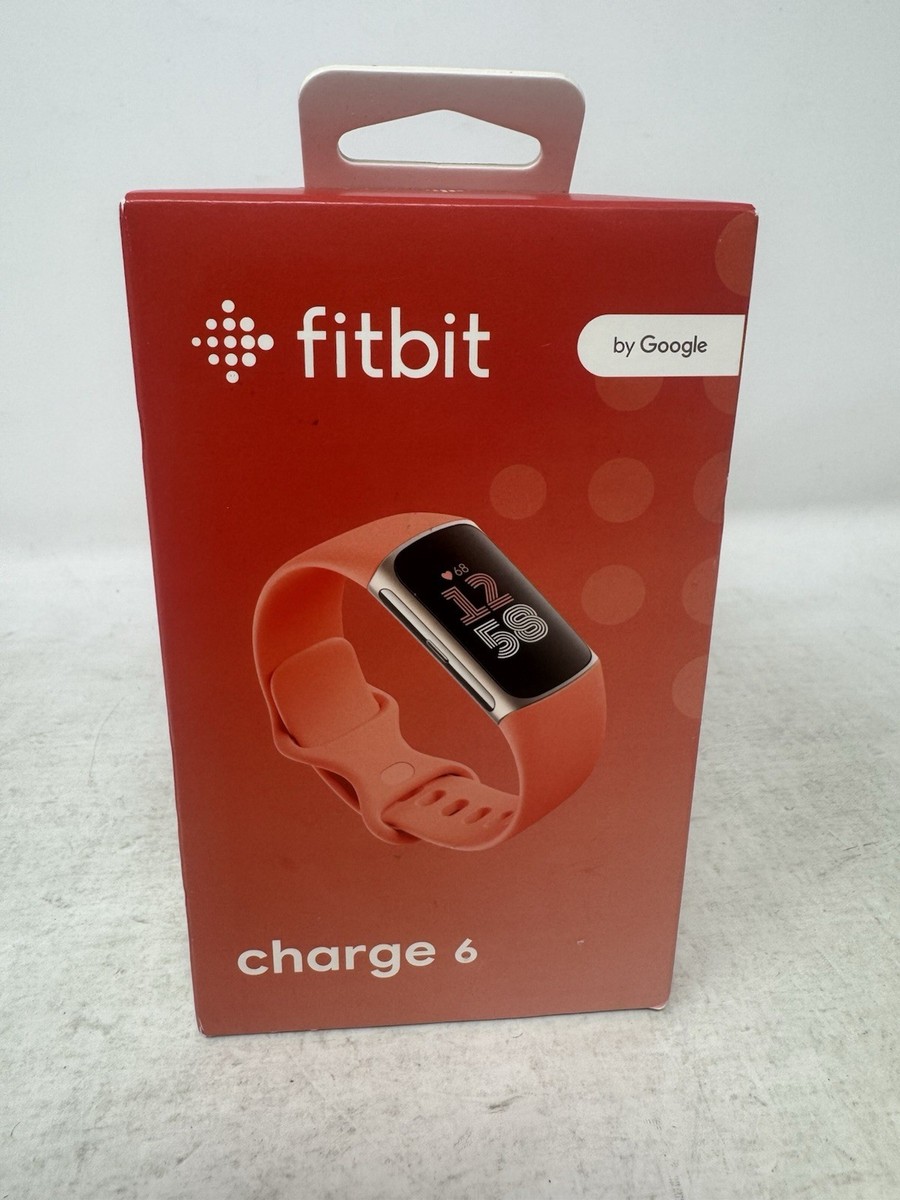 Google - Fitbit Charge 6 Coral Champagne Gold アル… Fitbit Charge 6 Fitness Tracker Watch 36mm Champagne Gold