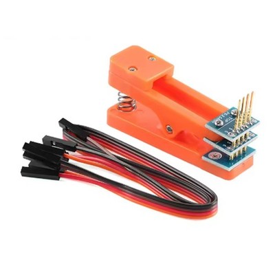 2X(PCB Clip Testhalter 2,54 mm Abstand Klemme Gerät von Co6918