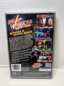 Night Warriors: Darkstalkers' Revenge (Sega Saturn, 1996) CIB W/ Case & Manual