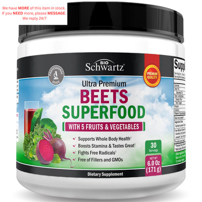 Beet Root Powder - Beets Superfood Supplement with 5.8 Ounce (Pack of 1) 
