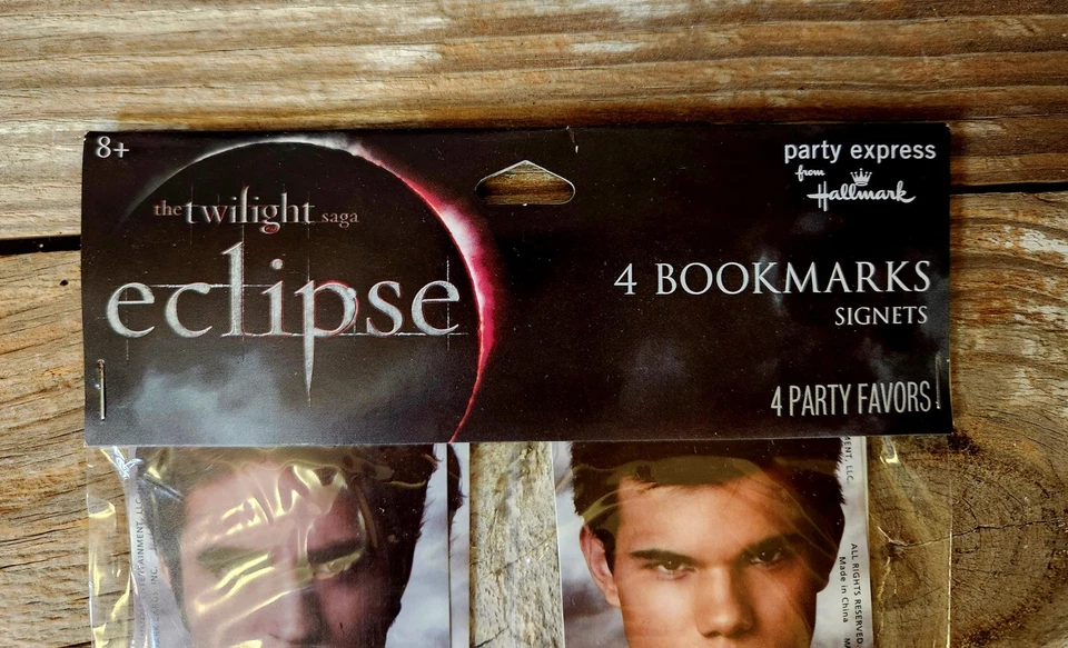 The Twilight Saga Eclipse Book Marks 2010 Edward Jacob Hallmark (4) Nuevo  Foto 2 de 4