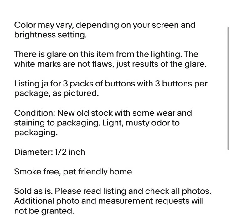 Vintage Pure Allure Swarovski Crystal Innovations Round Buttons Shimmery Glam - Image 4 of 4