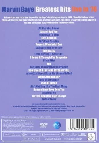 Marvin Gaye - Greatest Hits Live 1976 (DVD) marvin gaye - Imagen 3 de 3