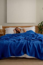 Muslin Blanket - Pure 100 Turkish Cotton Airy Soft Light Versatile Gauze Thr...