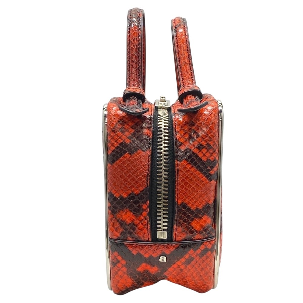 Alexander Wang Halo Top Handle Python Embossed Le… - image 5