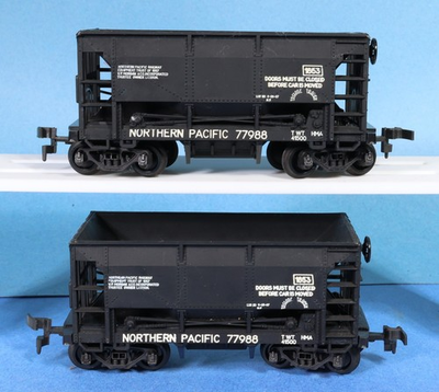 #ad #ad Lot of 2 HO Scale Northern Pacific Ore Transport Cars 77988 $24.24