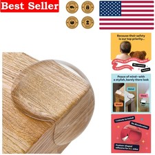 PVC Corner Guard Bumpers - 12 Pack Baby Proof Corner Protectors