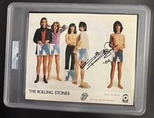 Keith Richards Signed Autograph Rolling Stones Promo PSA/DNA 8x10 COA Slab Photo