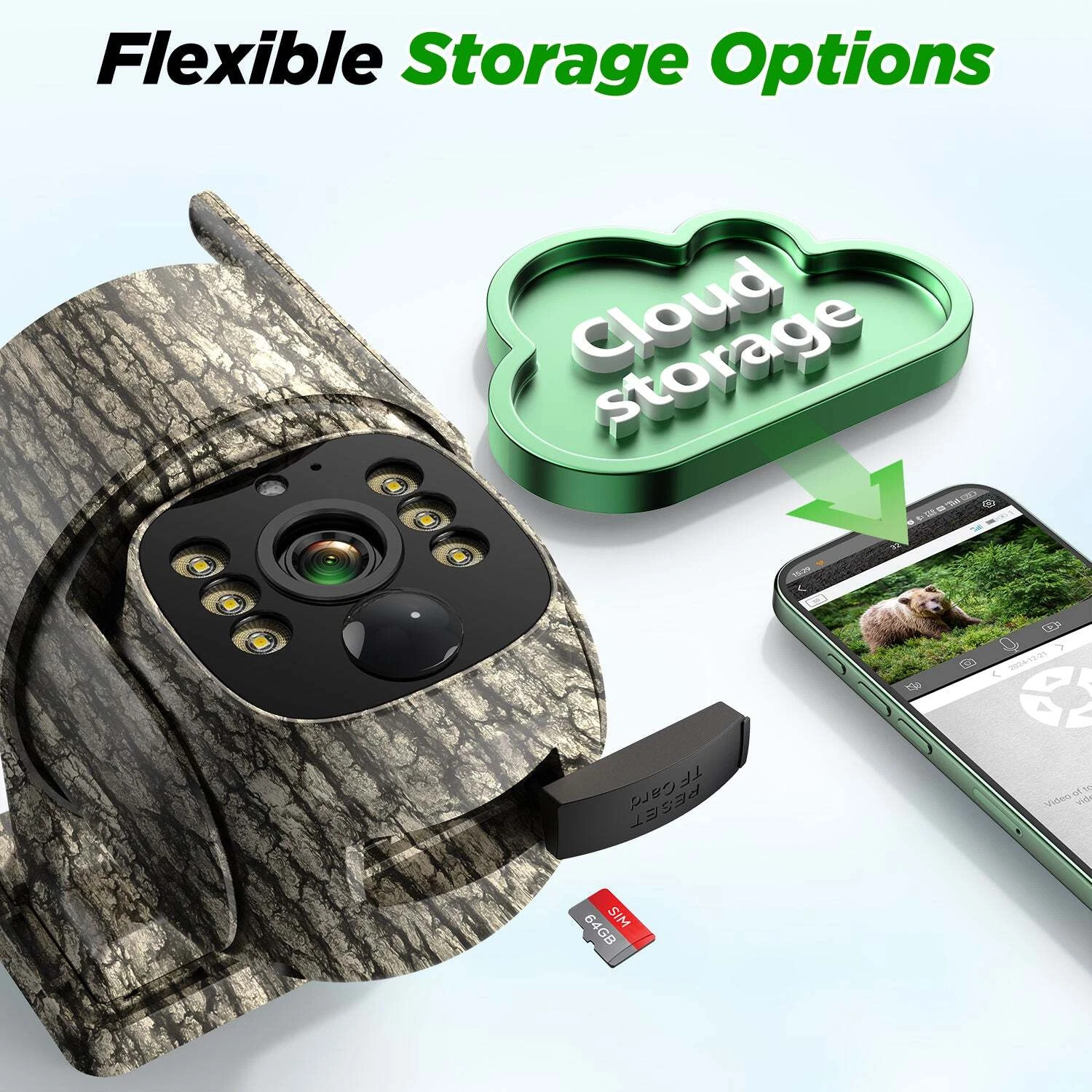 4G LTE Cellular Trail Camera Solar Trail Camera  PTZ Cellular Security Camera
