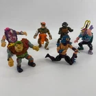 Vintage TMNT Action Figure Lot Shredder Donatello Rat King Mutagen Man Playmates