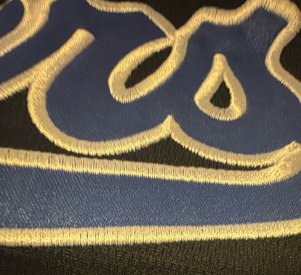 Majestic Los Angeles Dodgers Black Jersey 3XL Button Up Blue White Trim