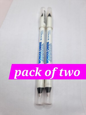 Rimmel Wonder Ombre Holographic Eyeliner, 001 Supernova Sky, 2er Pack (B09 A.IA)