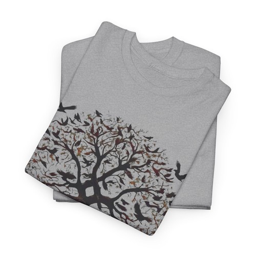 Tree of Life Crows Pagan Wiccan viking Adult T-shirt - Picture 4 of 29
