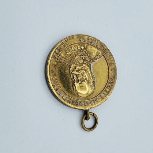 German Kaiser Wilhelm medal military veteran Bavaria Lichtenfels award brass old - Picture 3 of 12