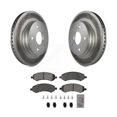 Front Coat Brake Rotor Semi-Metallic Pad Kit For Ram 1500 Classic Dodge Chrysler