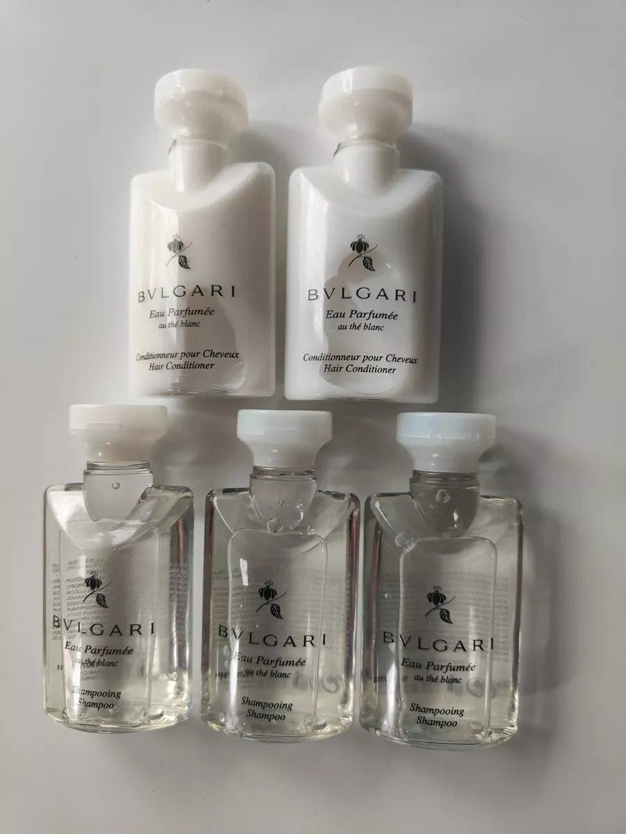 BVLGARI Travel Minis - 3 x Shampoo 40ml + 2 x Conditioner 40ml