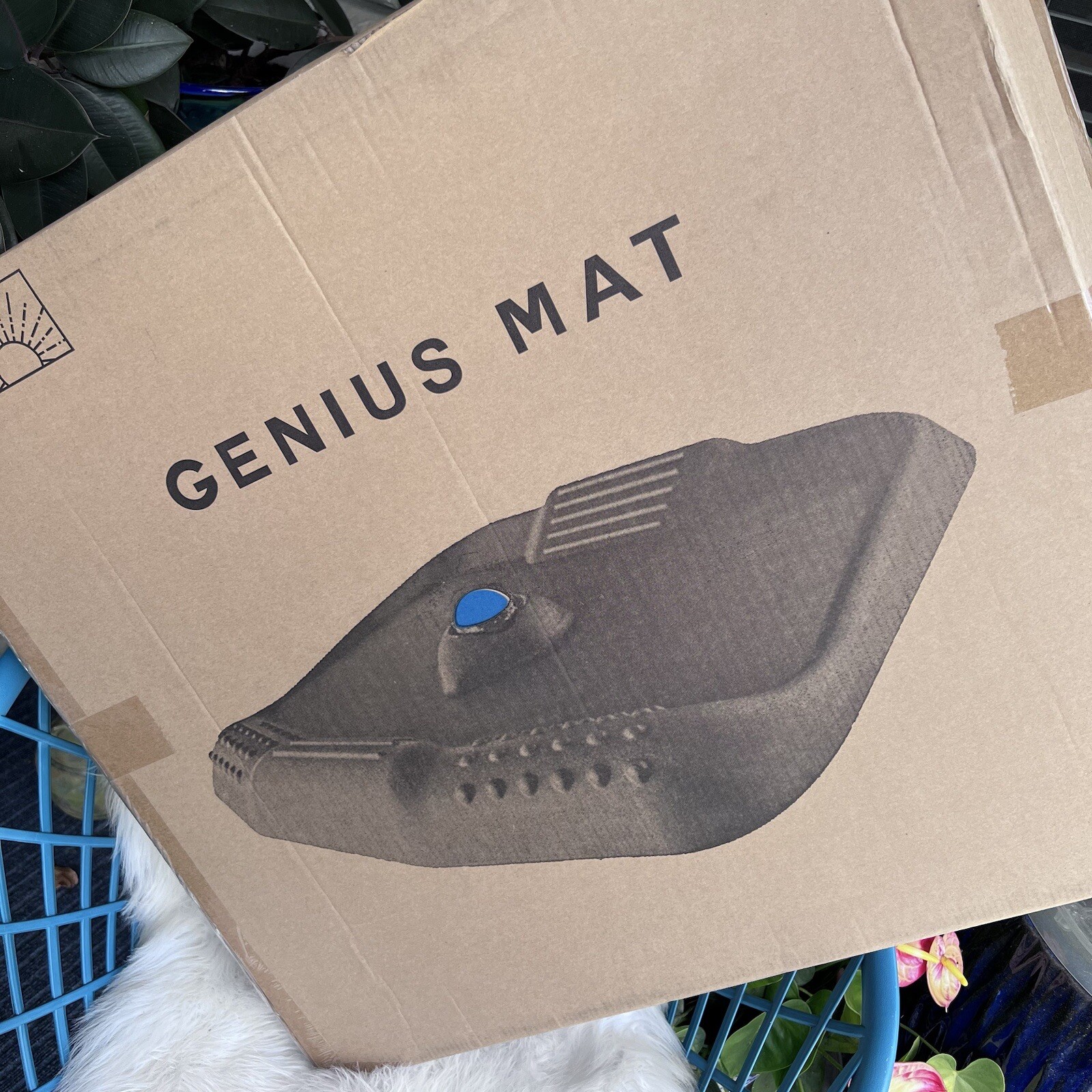 Sky Mat Genius Ergonomic Standing Desk Anti-Fatigue Mat w/Rollerball Massager-image