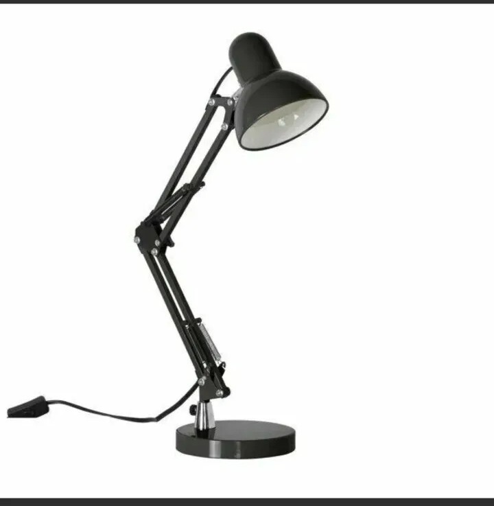 MAINSTAYS LED SWING ARM ARCHITECT DESK LAMP, BLACK *NEW