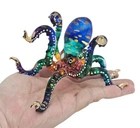 5¼" L Octopus Glass Squid Miniature Sealife Figurine Animal Crytal Replica Dolls