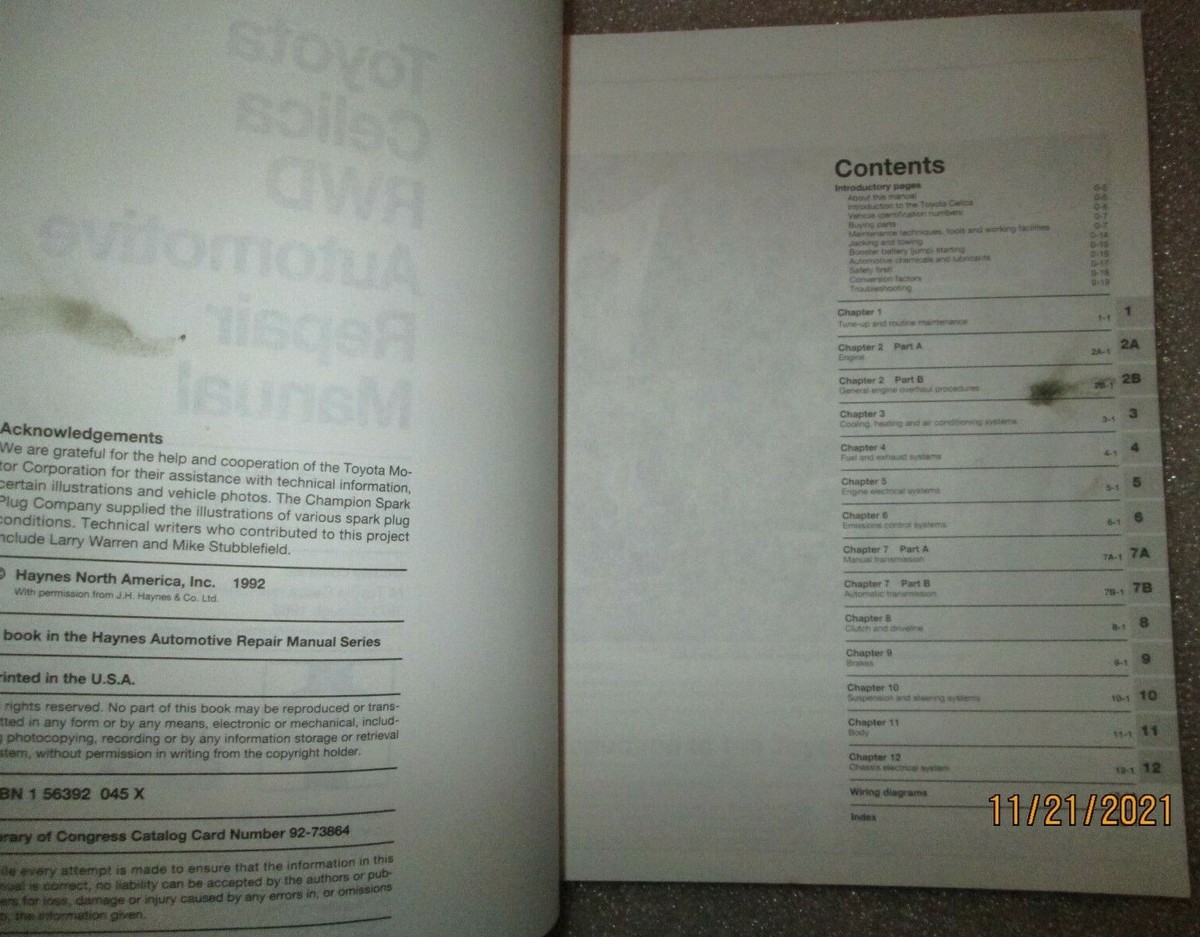 1971 - 1979, 1980 - 1985 Toyota Celica RWD Service Repair Workshop