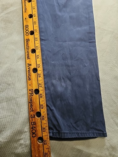 Massimo Dutti Pants Mens 32 Blue Straight Leg Lightweight Stretch Casual - Picture 13 of 13