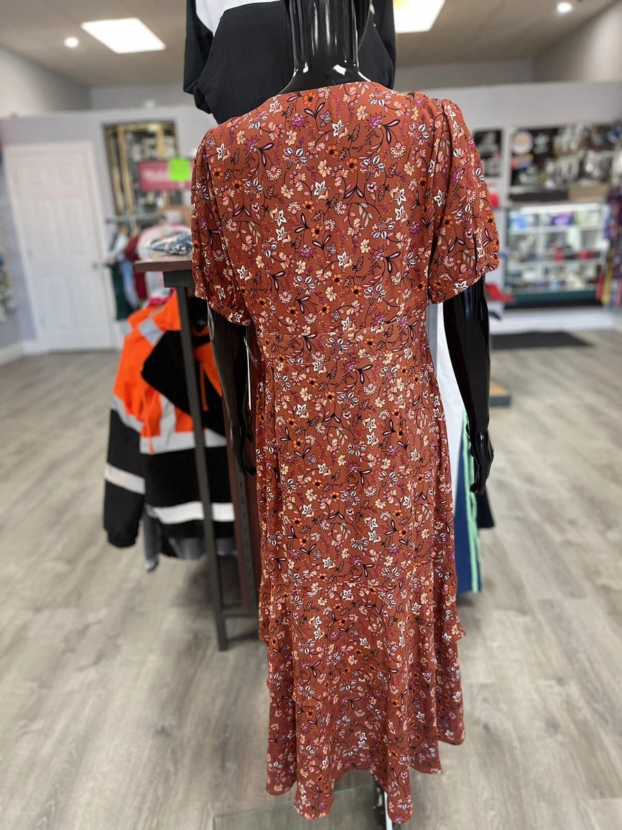 Primark floral wrap clearance dress