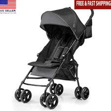 Lightweight Compact Stroller Multi-Position Recline 5-Point Harness Travel Ready