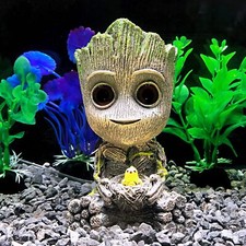 Aquarium Groot Air Bubbler Decorations Fish Tank Oxygen Stone Set Non-Toxic