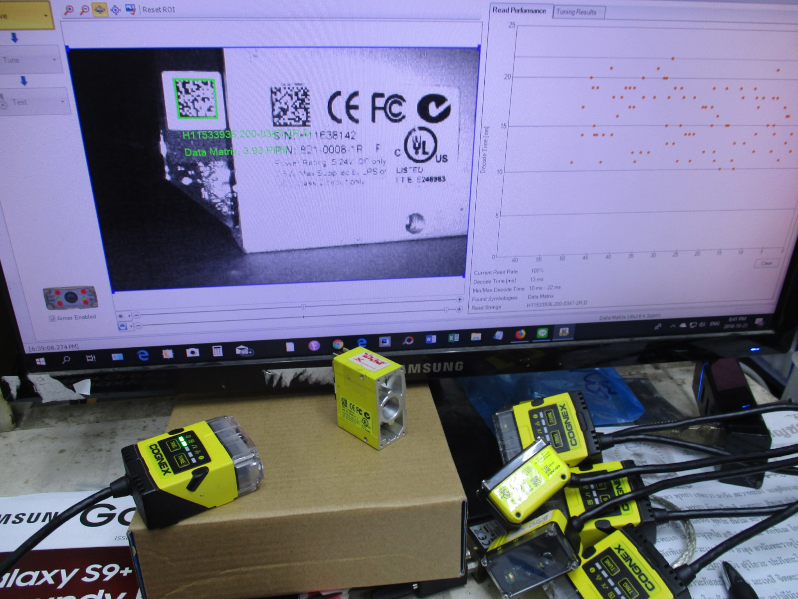 COGNEX DM50SEA, DATAMAN 50S Reader Scanner as photo,sn:1499, Tested ...