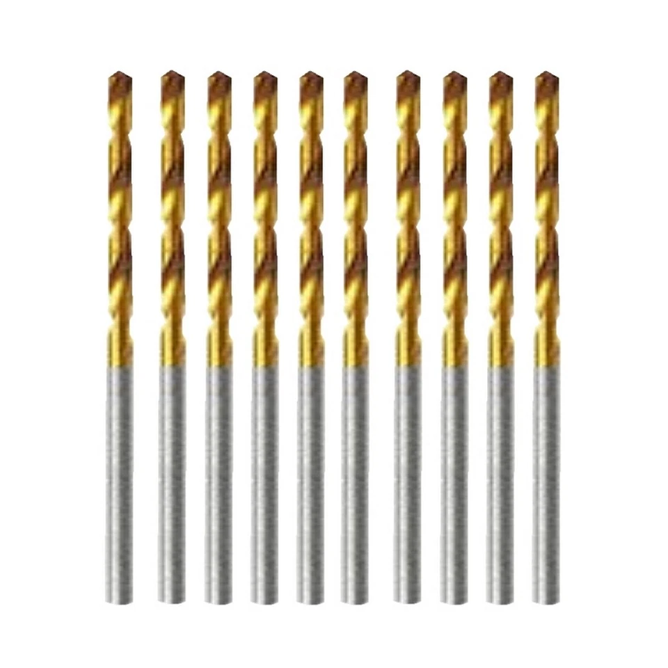 B2Q HSS Bohrer 0,8mm Titanium DIN338N 10 Stück (0004)