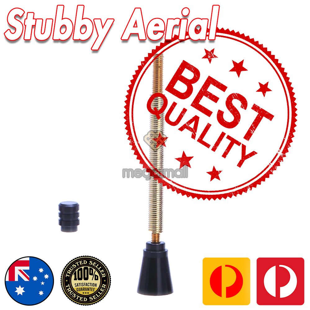 16 Inch Stubby Antenna / Aerial For Nissan Navara D40 D23 SL ST-X Ute PRO-4X - AM/FM DAB+GPS, Flexible Whip