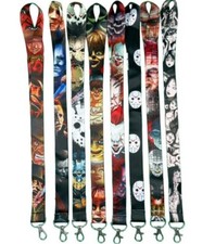 10 pcs Halloween mix cute Neck Strap Lanyard Key chain Phone Card Badge Holder