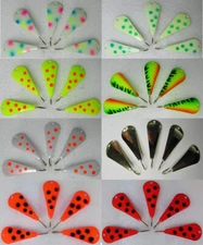 5 Essex Russian Spoon Jigs WONDERBREAD Firetiger Wonder Bread Glow 8 COLORS