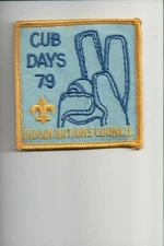 1979 Indian Nations Council Cub Days patch